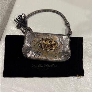 Debbie Brooks Silver and Gold Clutch